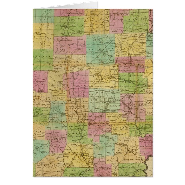 Kaart van Ohio 2 (Voorkant)