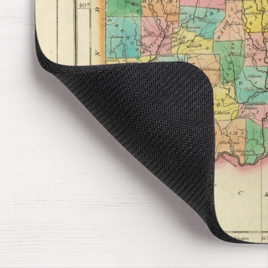 Kaart van Ohio Muismat (Hoek)