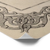 kaart van Oklahoma (1869) Poster (Hoek)