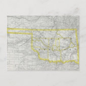  kaart van Oklahoma (1889) (Voorkant)