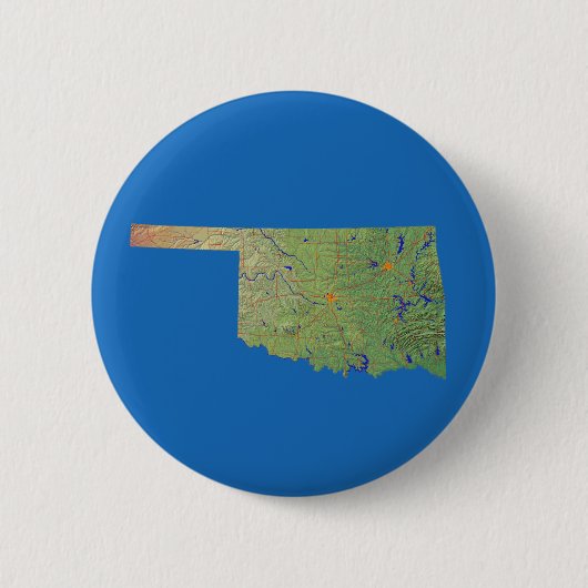 Kaart van Oklahoma Button (Voorkant)