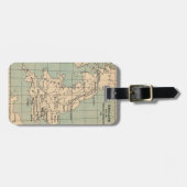 Kaart van Old England Bagagelabel (Voorkant horizontaal)