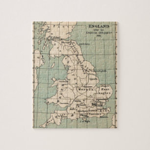 Kaart van Old England Legpuzzel
