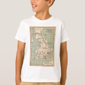 Kaart van Old England T-shirt (Voorkant)