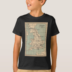 Kaart van Old England T-shirt