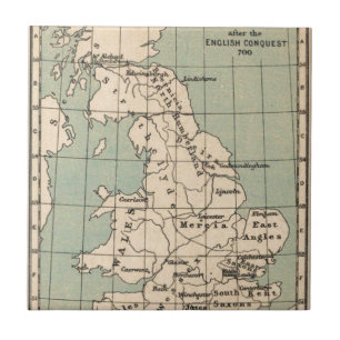 Kaart van Old England Tegeltje