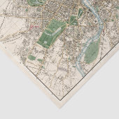 Kaart van Old  Whitbread van Londen Great City Tissuepapier (Detail)