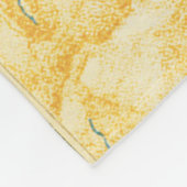 kaart van Olympia Griekenland (1894) Fleece Deken (Hoek)