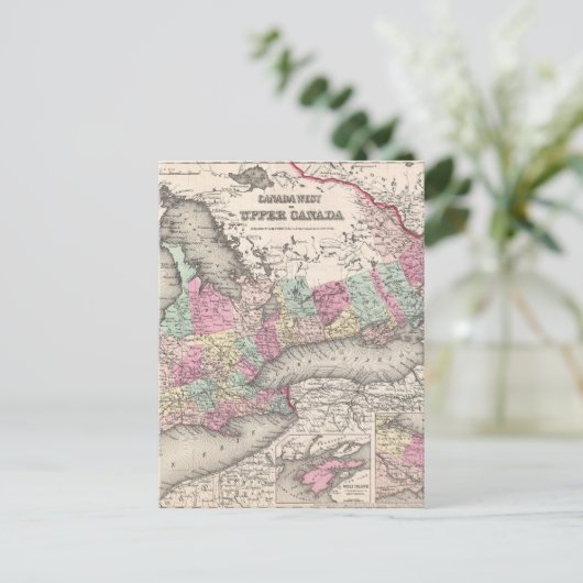  kaart van Ontario (1857) (Staand voorkant)