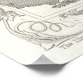  kaart van Ontario Canada (1850) Poster (Hoek)