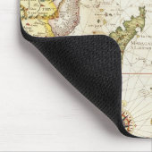 Kaart van Oost-Afrika en Madagaskar, 1596 (hand-co Muismat (Hoek)