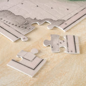 kaart van Oostenrijk (1832) Legpuzzel (Zijkant)