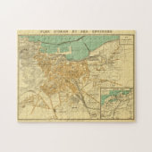  kaart van Oran Algerije (1913) Legpuzzel (Horizontaal)