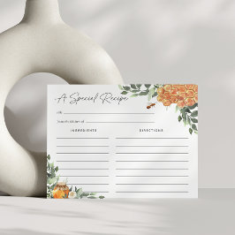 Kaart van Oranje Blossom Honey Bee Recipe