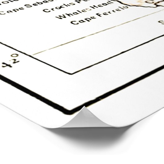  kaart van Oregon (1911) 2 Poster (Hoek)