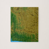 Kaart van Oregon Legpuzzel (Verticaal)