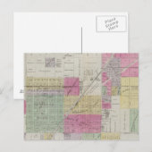 Kaart van Osage City, Kansas (Voorkant / Achterkant)