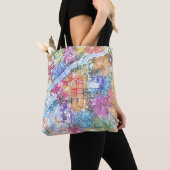 Kaart van Osaka Japan Tote Bag (Dichtbij)