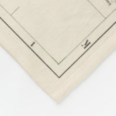  kaart van Oslo Noorwegen (1911) Fleece Deken (Hoek)