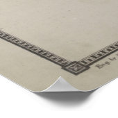  kaart van Oswego NY (1867) Poster (Hoek)