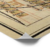  kaart van Ottawa Canada (1894) Poster (Hoek)