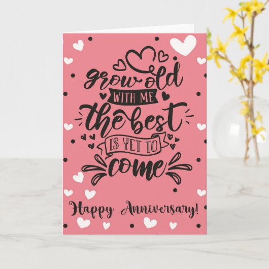 Kaart van oud Jubileum verbouwen (Gele Bloem)