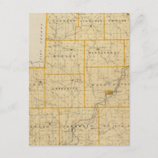 Kaart van Owen County (Voorkant)