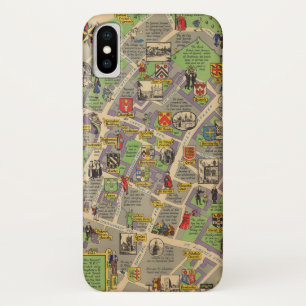 Kaart van Oxford, Engeland (Britse spoorwegen) Case-Mate iPhone Case