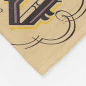 Kaart van Oxford, Engeland (Britse spoorwegen) Fleece Deken (Hoek)