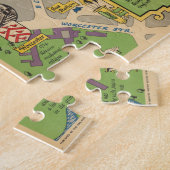 Kaart van Oxford, Engeland (Britse spoorwegen) Legpuzzel (Zijkant)