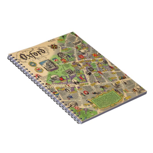 Kaart van Oxford, Engeland (Britse spoorwegen) Notitieboek (Rechterzijde)