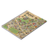 Kaart van Oxford, Engeland (Britse spoorwegen) Notitieboek (Linkerzijde)