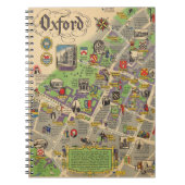 Kaart van Oxford, Engeland (Britse spoorwegen) Notitieboek (Voorkant)
