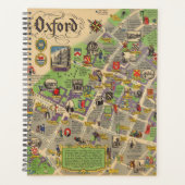 Kaart van Oxford, Engeland (Britse spoorwegen) Planner (Voorkant)