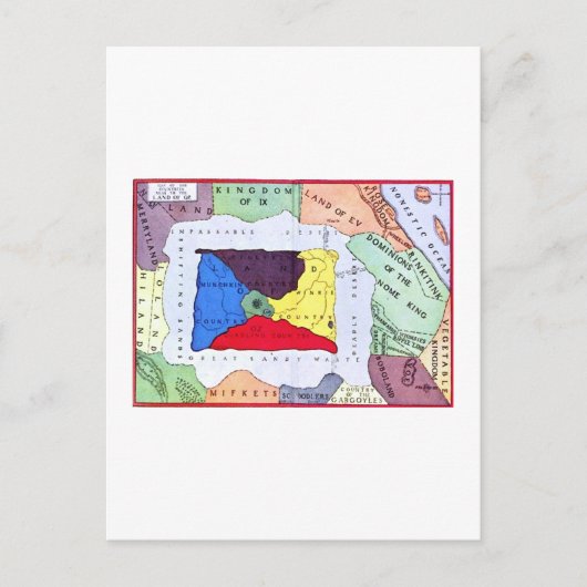 Kaart van OZ (Voorkant)