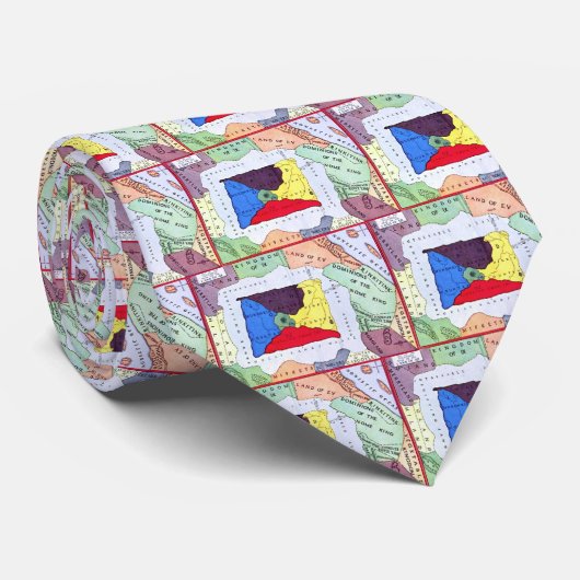 Kaart van OZ Stropdas (Opgerold)