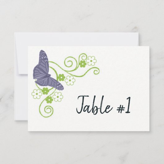 Kaart van Paarse vlinderbloemigen voor het verzame (Achterkant)