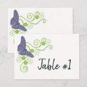 Kaart van Paarse vlinderbloemigen voor het verzame (Voorkant / Achterkant)