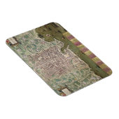 Kaart van Palermo uit "Civitates Orbis Terrarum" d Magneet (Rechterzijde)