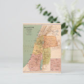 Kaart van Palestina in Tijd van Christus (tot 70 D (Staand voorkant)