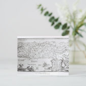 Kaart van Palestina, van een Passover Haggadah (Staand voorkant)