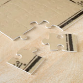 Kaart van Palestina Verdeeld door de 12 stammen ui Legpuzzel (Zijkant)