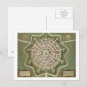 Kaart van Palma, van "Civitates Orbis Terrarum" do (Voorkant / Achterkant)