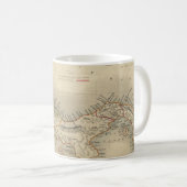  kaart van Panama (1851) Koffiemok (Voorkant rechts)