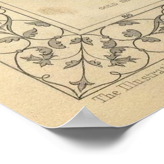  kaart van Panama (1851) Poster (Hoek)