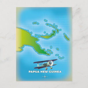 kaart van papoea-nieuw-guinea.