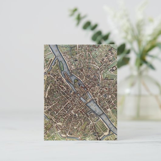  kaart van Parijs (Staand voorkant)