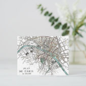 kaart van Parijs (Staand voorkant)