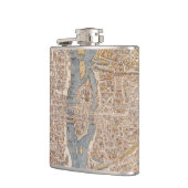  kaart van Parijs (1550) Heupfles (Links)