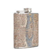  kaart van Parijs (1550) Heupfles (Rechts)